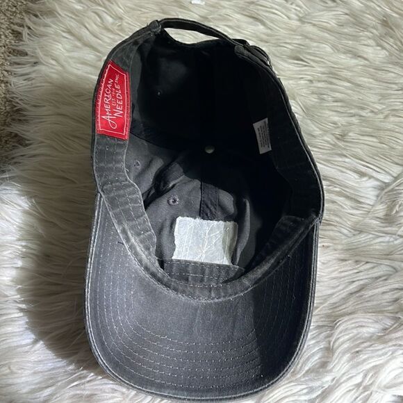 American Needle Hat cap letter N Vintage baseball embroidered washed charcoal - Picture 6 of 10